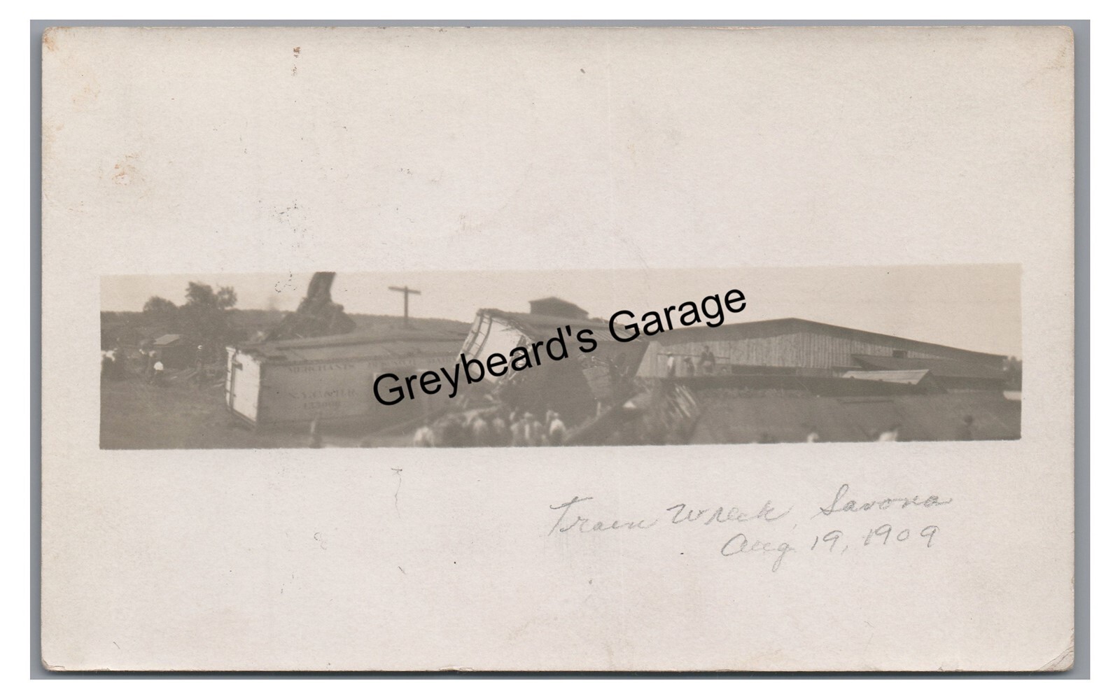 RPPC ERIE Railroad Train Wreck SAVONA NY Steuben County Real Photo Postcard 2 eBay