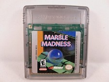 Marble Madness (Nintendo Game Boy Color) Authentic Tested Cartridge & Protector
