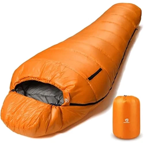 Wasserabweisender Mumienschlafsack -10°C bis 15°C für Outdoor Camping und Reisen