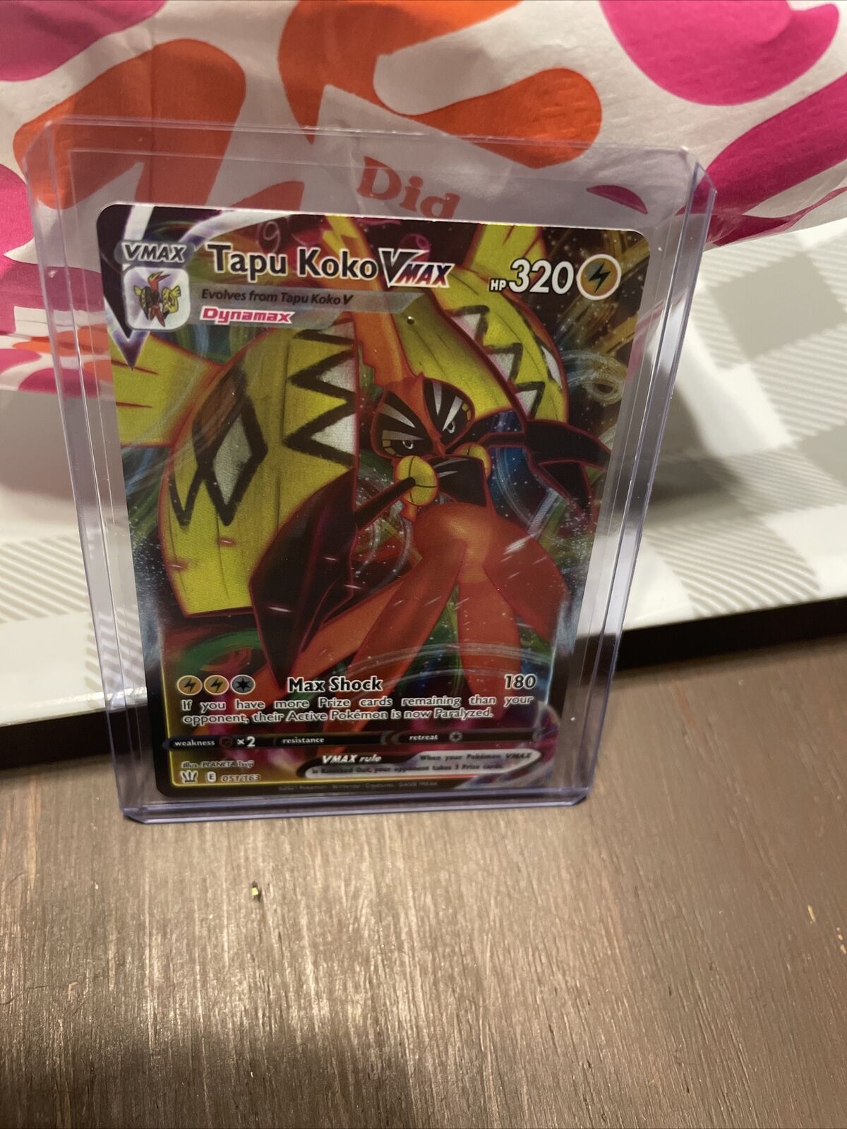 Mavin  Tapu Koko Vmax 051/163 - Battle Styles - Full Art Holo - Pokemon  Card - NM+