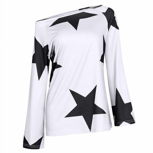 Fashion Women Long Sleeve Cotton Loose Blouse Casual Shirt Summer Tops T-Shirt - Picture 21 of 21