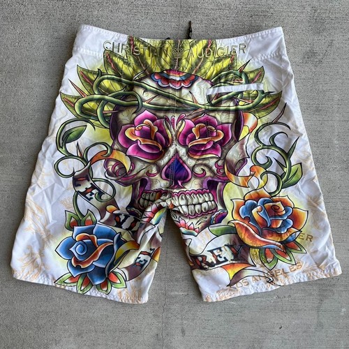 Christian Audigier Ed Hardy Shorts 36 L Y2K