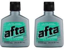 *PACK OF 2* AFTA ORIGINAL by Mennen AFTER SHAVE Lotion Skin Conditioner 3 oz