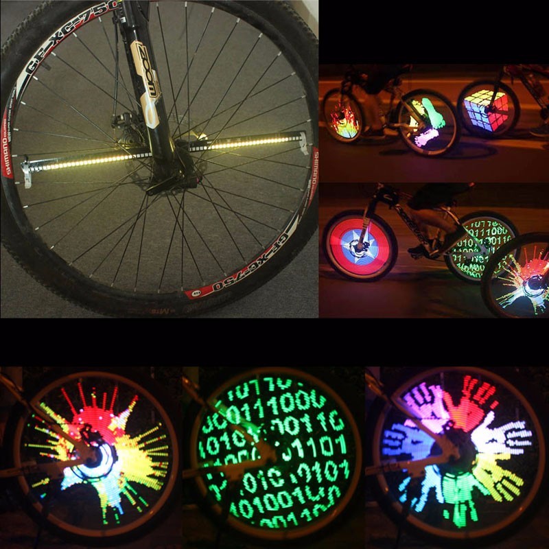 led bike wheel lights programmable
