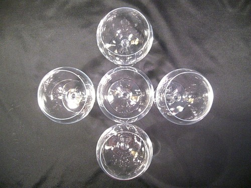Monarch Crystal Oliva Balloon Wine Glasses Set of 5 - Picture 11 of 12