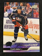2023-24 Upper Deck Series 2 YOUNG GUNS TYLER ANGLE Rookie RC #453 Blue Jackets