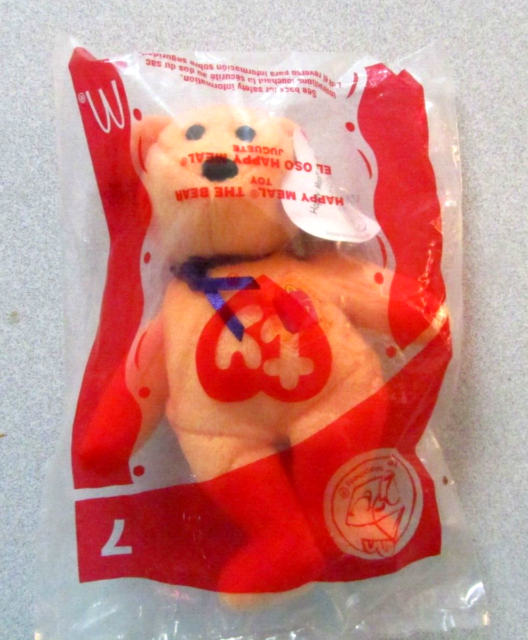 McDonald's Ty Tennie Beanie Happy Meal the Bear #7 NEW Sealed 25th Anniversary McDonald's Ty Tennie Beanie Happy Meal the Bear #7 NEW Sealed 25th Anniversary