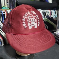 Vintage Tri State Driver Training Trucker Hat Cap Mesh Snapback USA MADE