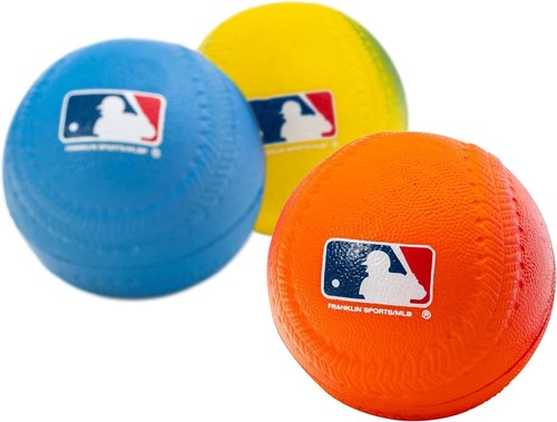 Foam Baseballs - Soft Foam Practice Baseballs for Kids - Perfect for Hitting ... - Picture 2 of 9
