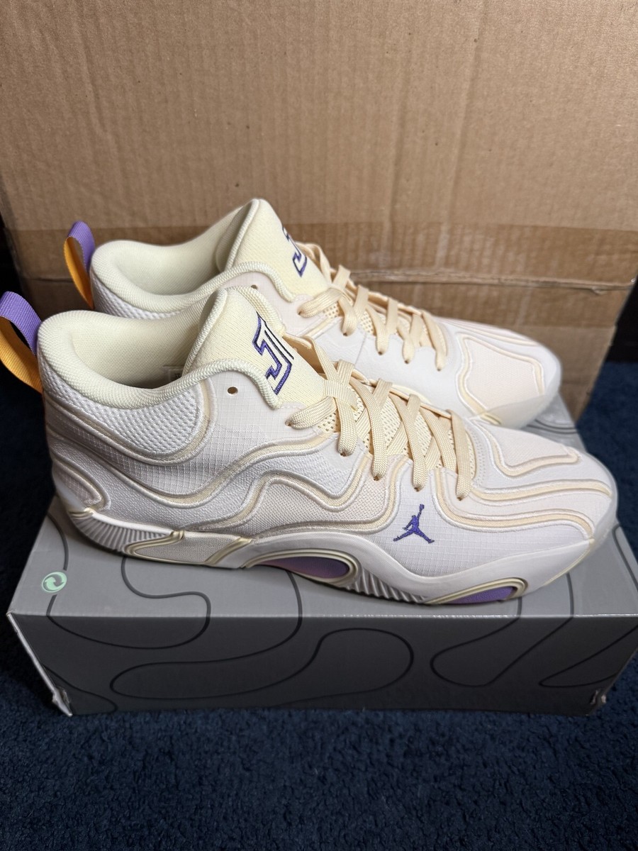 スニーカー [NIKE] Jordan Tatum 3 Basketball Shoes - Sail/Dark Iris/M Nike Jordan Tatum 3 Offseason Sail/ Dark Iris HV5882-100