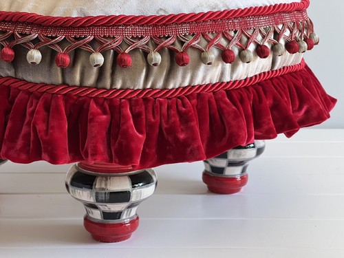 Footstool,Ottoman Hand Made in USA Mckenzies Child Inspiration - Picture 7 of 7
