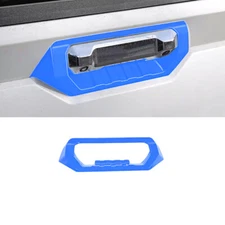 Tailgate Door Handle Bowl Decor Cover 1* For Toyota Tundra 2022-2024 Bright Blue