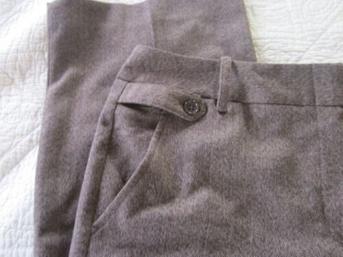 Dressbarn Womens Pants Size 10 Brown Herringbone Trouser Leg - Picture 5 of 8