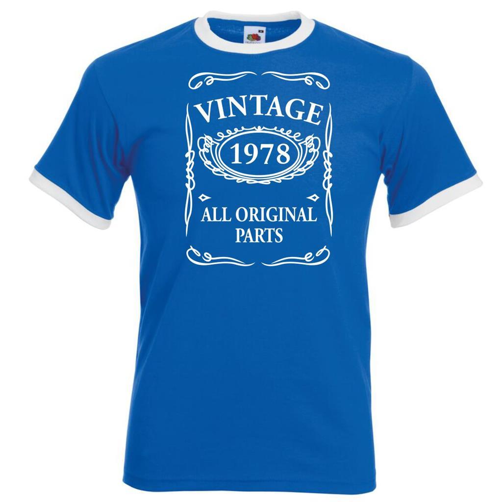 ALTRA Maglietta Personalizzata Divertente Ringer Compleanno Vintage Regali Originali Regali