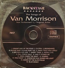 BS7417 VAN MORRISON  BACKSTAGE KARAOKE CDG