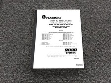 Manuale Riparazione Trattori Fiat Trattori 780 880 880-5 980 Trattore Officina