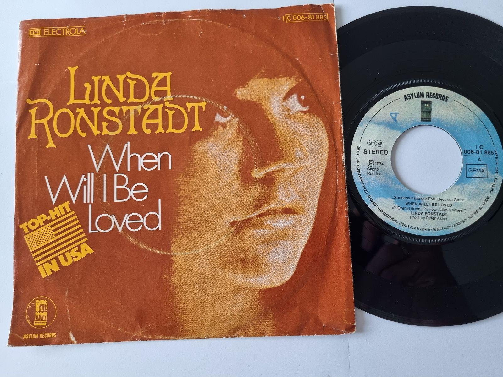 7"" Single Linda Ronstadt - When will I be loved Vinyl Germany