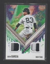 DEIVI GARCIA 2021 PANINI DIAMOND KINGS DUAL JERSEY PATCH CARD #DKM-DG /25