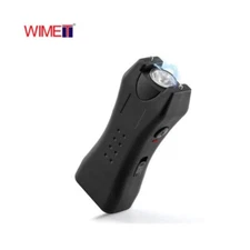 Black Stun Gun 718 700BV Rechargeable LED FLASHLIGHT HOLSTER