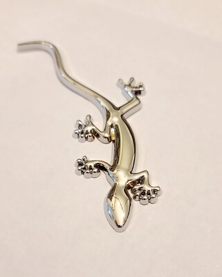 Reflective Car Metal Truck Sticker Lizard Gecko Decal Badge Emblem Decor