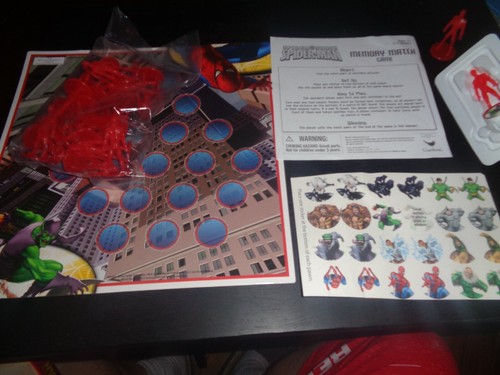 MARVEL SPIDER SENSE SPIDER-MAN MEMORY MATCH SPIEL VERSIEGELTE TEILE OFFENE BOX GEBRAUCHT - Bild 4 von 16