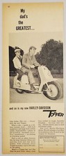 1960 Print Ad Harley-Davidson Topper Motorcycles Dad & Son Milwaukee,Wisconsin