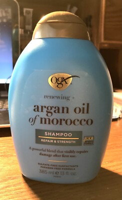 NEW OGX Renewing Repair And Strengthen Argan Oil of Morocco Nourishing Shampoo