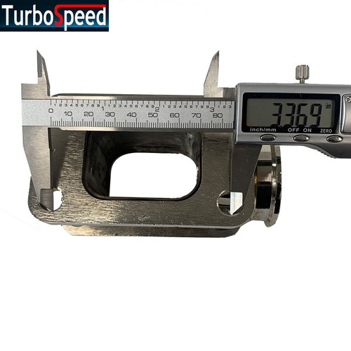 EMUSA T3 Turbo Flange Adapter Conversion w/38mm VBAND Wastegate Flange+Gasket - Picture 5 of 12