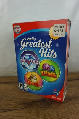 pop cap greatest hits bejeweled 2 zuma peggle pc game