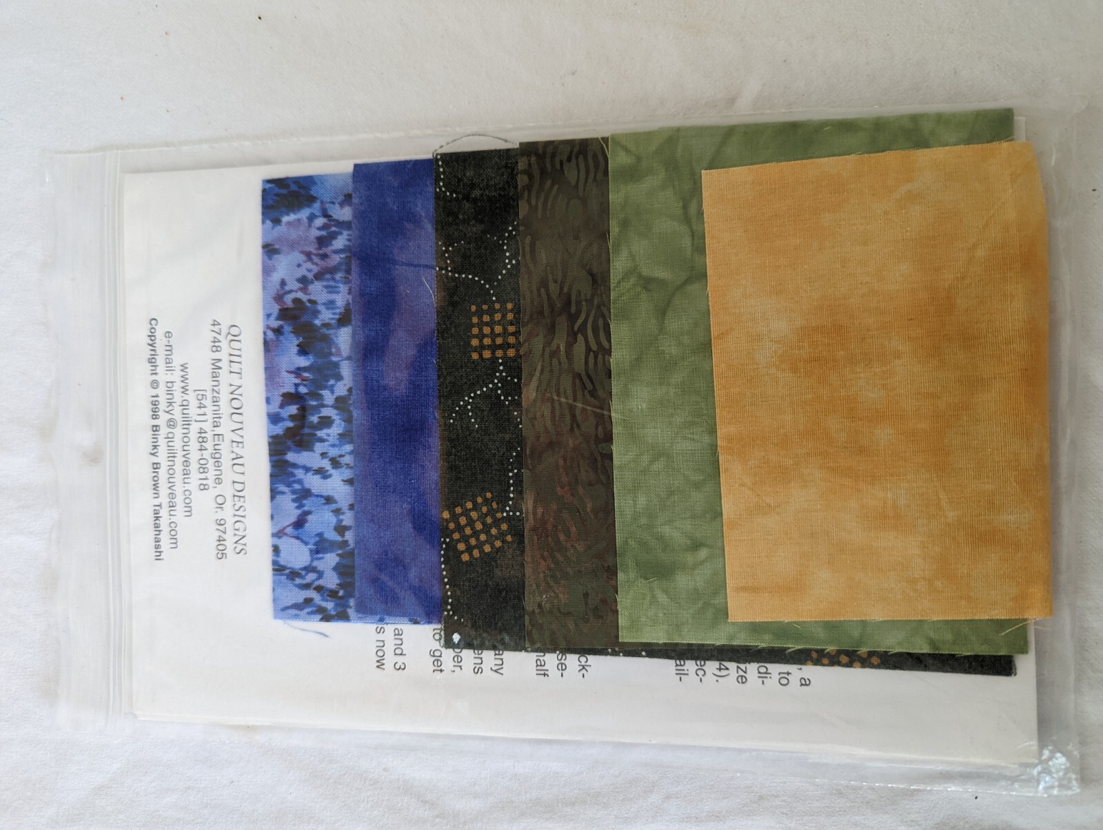 Floral Reflections Collection Morning Glories block quilt kit Binky art