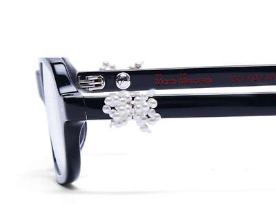 ★Mardi Mercredi★SQUARE GLASSES M.O-002★大人気★ Mardi Mercredi SQUARE GLASSES M.O-002_BLACK + Ribbon Charm