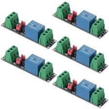 5pcs DC 1 Channel Relay Module Channel Optocoupler 3V Relay High Level Driver...