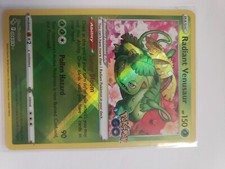 Pokémon TCG Radiant Venusaur Pokemon GO 004/078 Holo Radiant Rare green