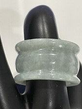 Jadeite Jade Myanmar Ring 71.40ct Sz10 Gemstone Jewelry