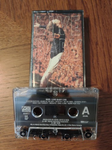 INXS Live Baby Live 1991 cassette tape. Basically a live hits collection.  - Picture 1 of 5