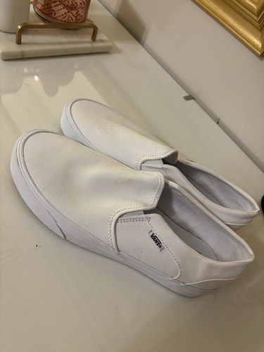 Größe 8,5 - Vans Classic Slip-On Weiß Unisex Neu Tenis Schuhe Sneaker Freizeit - Bild 1 von 6