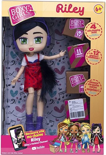 Boxy Girls Riley, Brooklyn, Nomi Dolls with 12 Fashion Surprises & Accessories - Picture 2 of 4