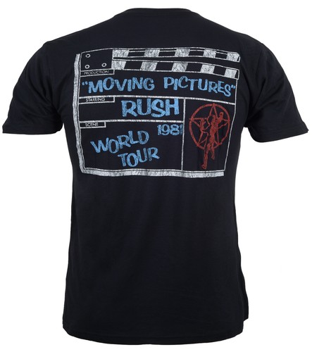 Rush T Shirt Moving Pictures 1981 Tour Black Official New S M L XL XXL - Picture 43 of 48