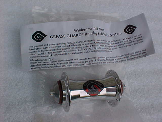 WTB Grease Guard Front Hub Wilderness Trail Bikes Potts WTB Grease Guard Front Hub Wilderness Trail Bikes Potts