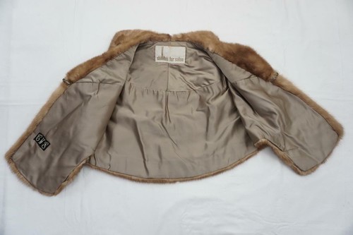 VINTAGE SHILLITOS PELZ SALON NERZ STOLA/CAPE/CAPELET/TUCH - Bild 4 von 8