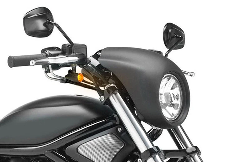 Luz indicadora de señales de giro de bala mini ámbar/amarillo para Moto Guzzi V7 II Racer Foto 2 de 4