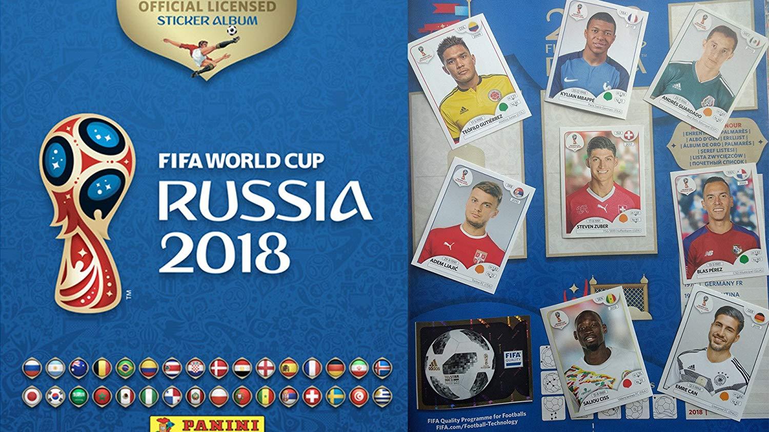 COMPLETE Collection Panini 2018 RUSSIA World cup 682 Stickers + Album FIFA USA 