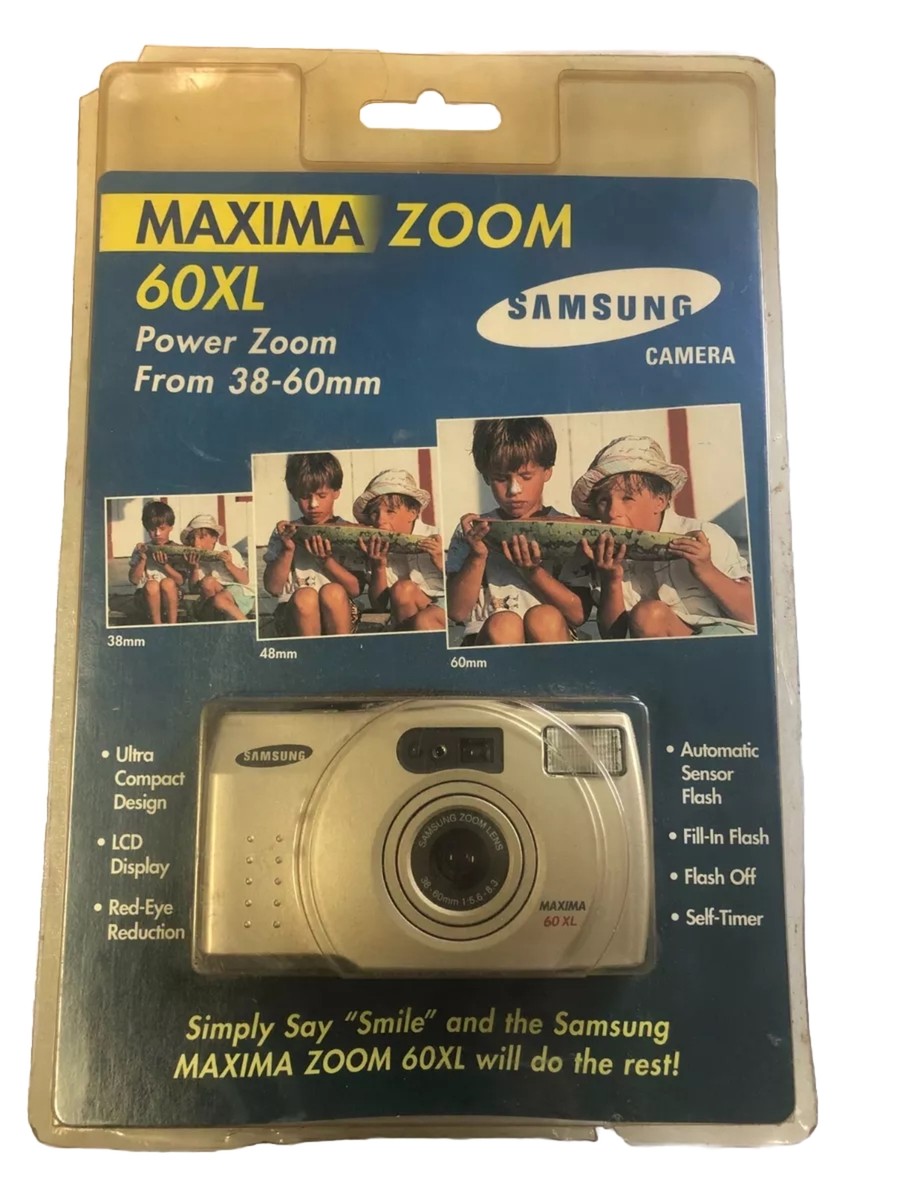 SAMSUNG MAXIMA 60 XL Vintage Point & Shoot Camera. Sealed New. | eBay