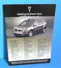 08 2008 Pontiac Torrent Owners Manual Reference Guide 08 2008 Pontiac Torrent Owners Manual Reference Guide