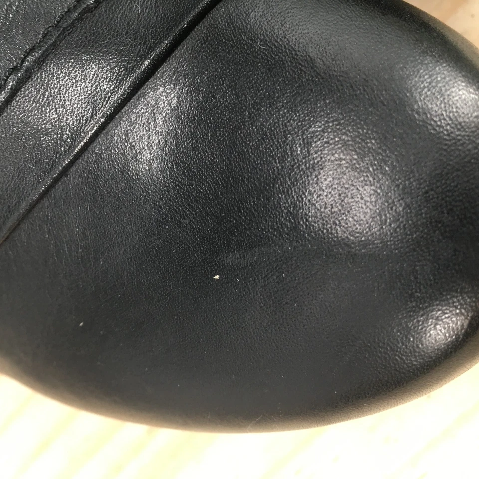 Earth Boots Mujer 7 M Calgary Toronto Botines Tacones Bloque Cuero Negro Foto 3 de 4