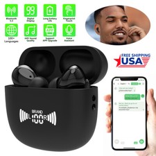 New Smart VoiceTranslator Earbuds 150 Languages Real Time Translator Earbuds US.