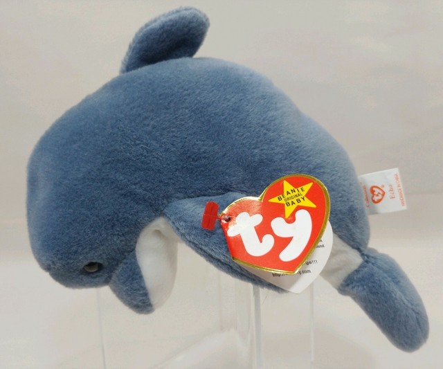 ecco the dolphin beanie baby