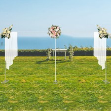 20x10ft Heavy Duty Backdrop Stand Kit - Wedding/Event Pipe Frame w/Weighted Base