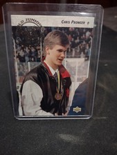1993 Upper Deck Chris Pronger Team Canada Rookie Card 591