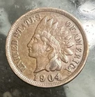 1904 INDIAN HEAD CENT VF